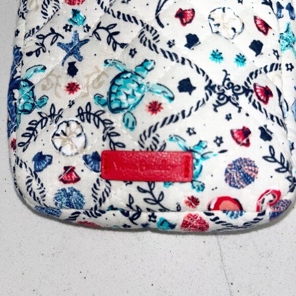 NWT Vera Bradley Carson Cellphone Crossbody In Sea Life - Picture 2 of 6